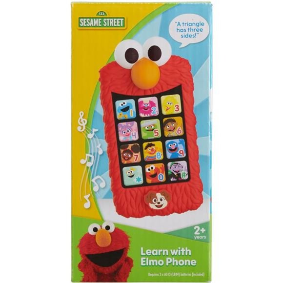 Toys | Sesame Street Learn With Elmo Pretend Play Phone Learning And ...